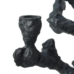 Apple Tree Candle Holder 6 Arms, Graphite
