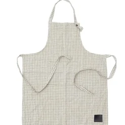 Apron Checked, Beige/Black