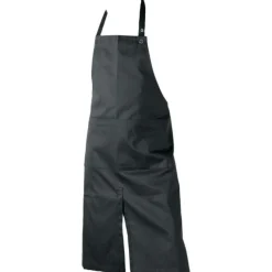 Apron With Pocket, Dark Grey
