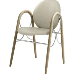 Arkade Armchair, White Oiled Oak