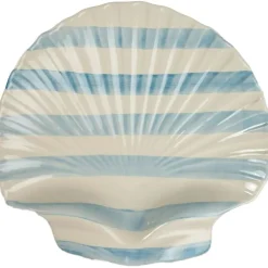 Armona Serving Plate 32 cm, White / Light Blue