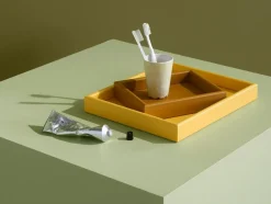 Arrange Set With 3 Trays, Amber / Masala / Acacia