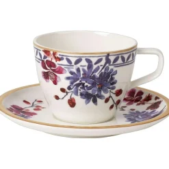 Artesano Provençal Lavender Coffee Cup With Saucer