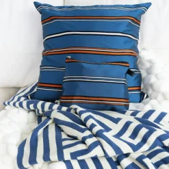 Artist Stripe Cushion Cover 50x50 cm, Blue