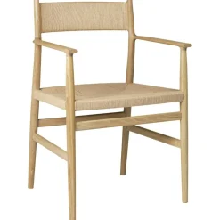 Arv Armchair With Woven Seat / Back, Oak
