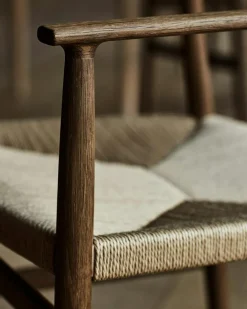 Arv Armchair With Woven Seat / Back, Oak