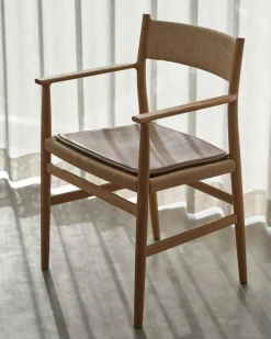 Arv Armchair With Woven Seat / Back, Oak