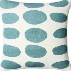 Asim Cushion Cover 50x50 cm, Off-white / Heaven Blue