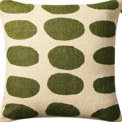 Asim Cushion Cover 50x50 cm, Off-white / Heaven Blue