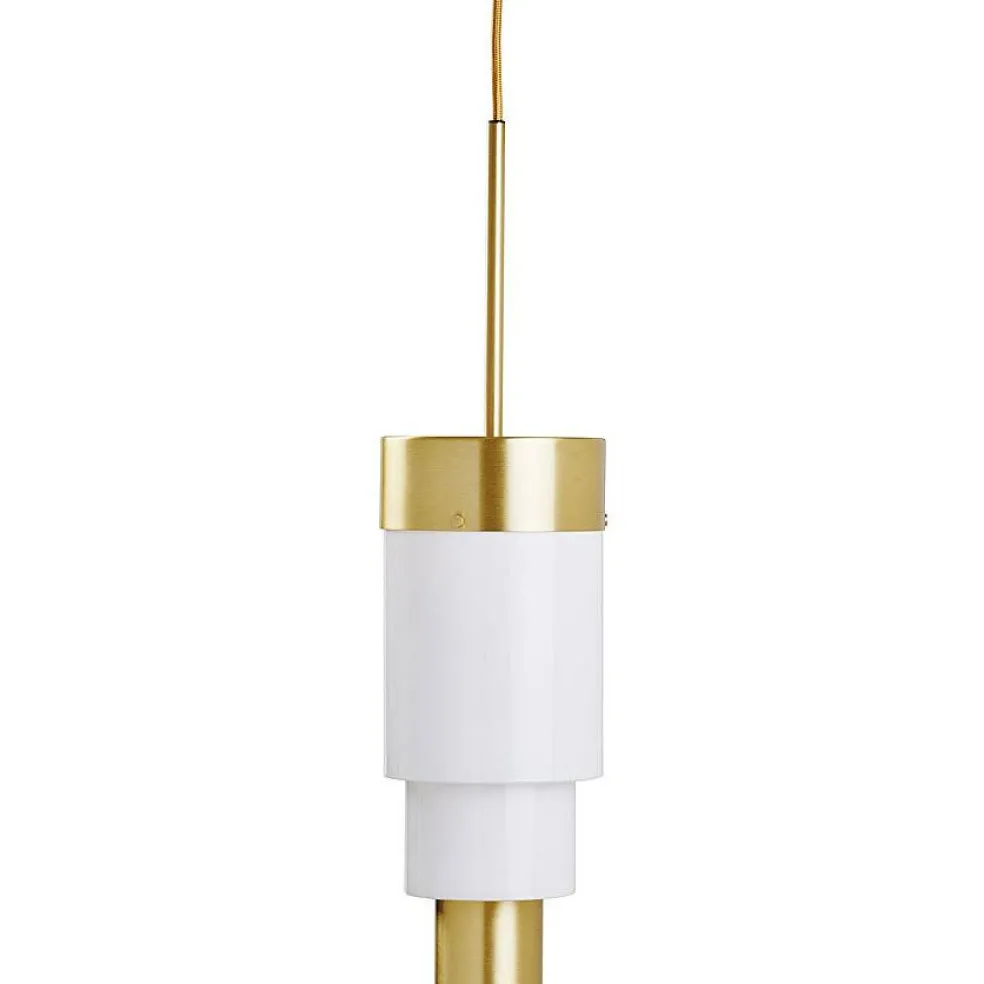 A-spire Pendant, Brass / Golden Smoke