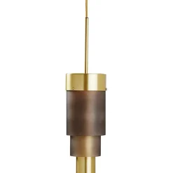 A-spire Pendant, Brass / Golden Smoke