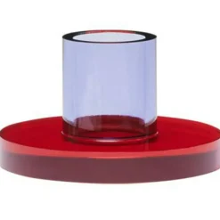 Astra Candlestick, Red/Purple
