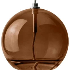 Aura Oil Lamp 6 cm, Brown