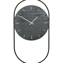 A-Wall Wall Clock, Black