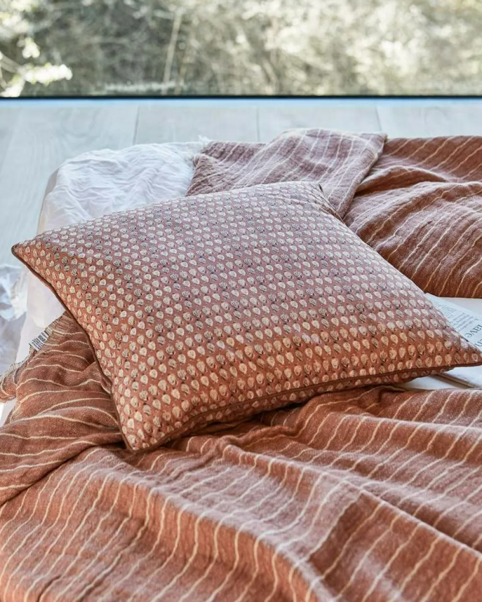 Ayda Cushion Cover 50x50 cm, Dusty berry