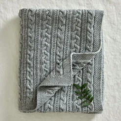 Baby Blanket 80x100 cm Merino Wool, Oatmeal