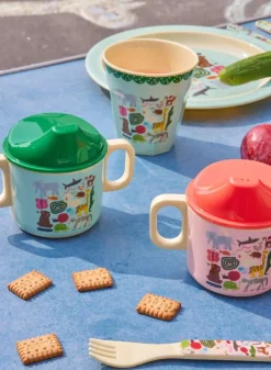 Baby Cup Melamine 25 cl, Blue Happy Forest