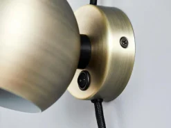 Ball Magnet Wall Lamp, Matt Black