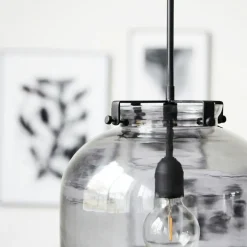 Ball-Jar Pendant 30 cm, Smokey