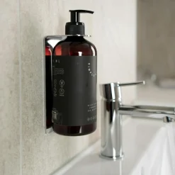 Base Soap Pump Holder, Matte Brushed Stainless steel