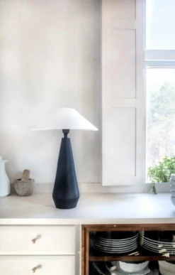 Basic Flat Lampshade White, 42 cm