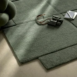 Basket Rug Green, 245x300 cm