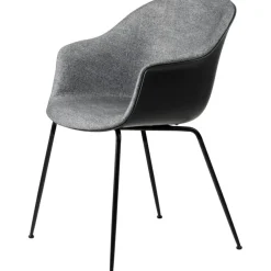 Bat Dining Chair Upholstered Front / Conical Base, Remix 3 152