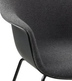 Bat Dining Chair Upholstered Front / Conical Base, Remix 3 152