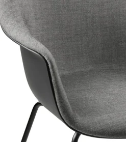 Bat Dining Chair Upholstered Front / Conical Base, Remix 3 152