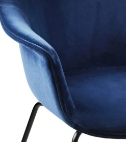 Bat Dining Chair Upholstered / Conical Base, Remix 3 123