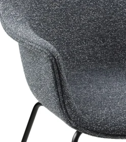 Bat Dining Chair Upholstered / Conical Base, Remix 3 123