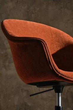 Bat Swivel Chair Upholstered Front, Dandy 905