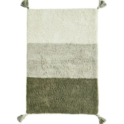 Bath Mat 60x90 cm, Grey/Olive