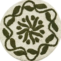 Bathroom Rug Ø60 cm, Dusty Blue