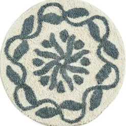 Bathroom Rug Ø60 cm, Dusty Blue