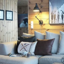 Bazar Wall Lamp Long Arm, Grey