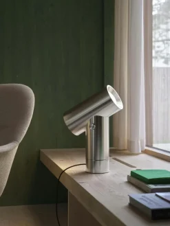 Beam Table Lamp 45 cm, Polished Aluminium