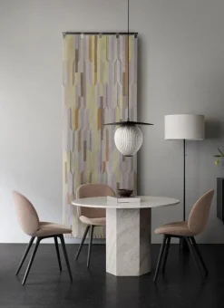 Beetle Chair Upholstered / Plastic Base, Remix 3 123