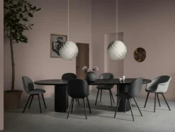 Beetle Chair Upholstered / Plastic Base, Remix 3 123