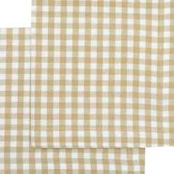 Bella Napkin 2-pack, Sand / White