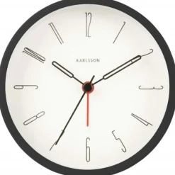 Belle Numbers Alarm Clock, White