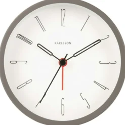 Belle Numbers Alarm Clock, White