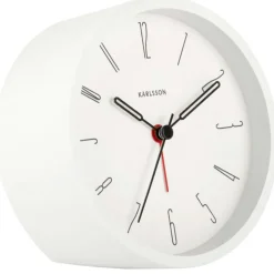 Belle Numbers Alarm Clock, White