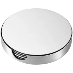 Bergdal Glasunderlägg 6-pack, Aluminium