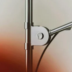 Bestlite BL3 M Floor Lamp, Chrome/Black Semi Matt