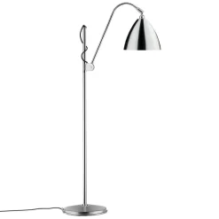 Bestlite BL3 M Floor Lamp, Chrome/Black Semi Matt