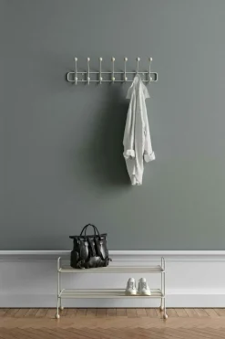 Bill Horizontal Coat Rack S, Pigeon Blue