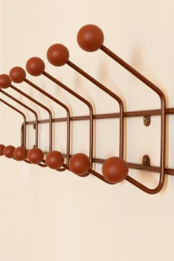 Bill Horizontal Coat Rack S, Pigeon Blue