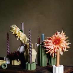 Birgit Vase / Candlestick 5 cm, Pale Yellow