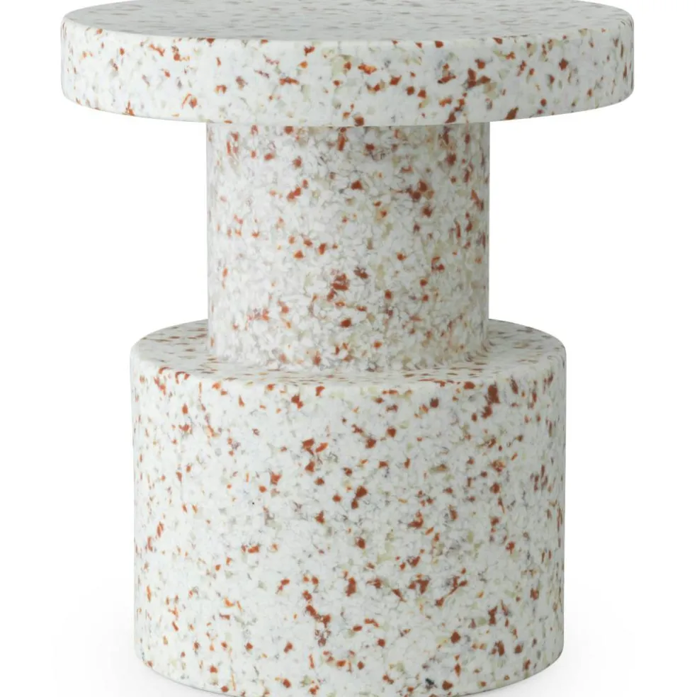 Bit Stool / Side Table, White
